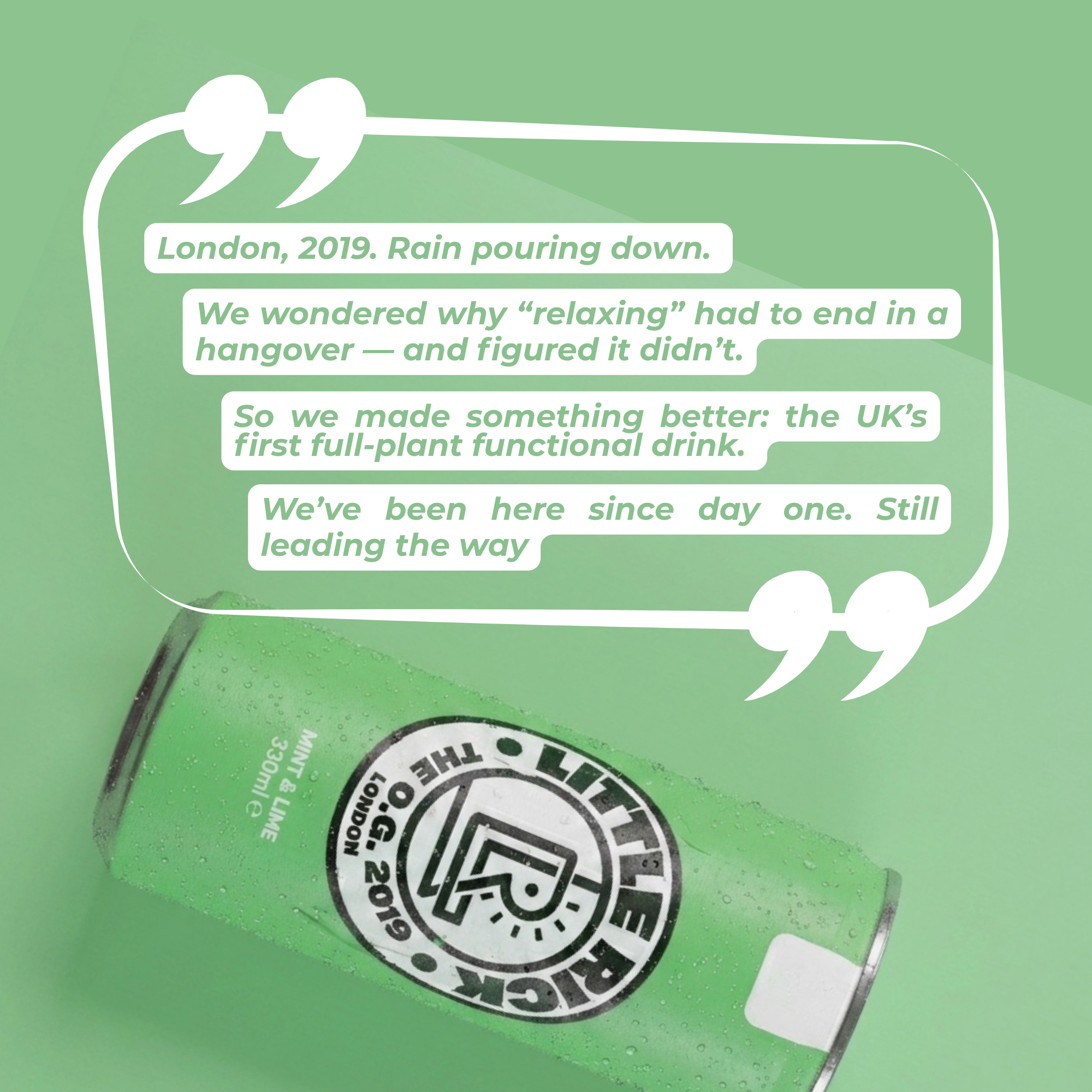 Little Rick Mint & Lime can
